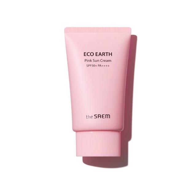 Kem-Chống-Nắng-The-Saem-Eco-Earth-Power-Pink-Sun-Cream
